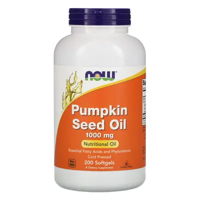 NOW Foods, Pumpkin Seed Oil, 1,000 mg, Softgels