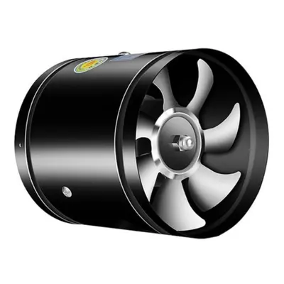 (black, 6inch) Oil Fume Exhaust Fan Multifunctional Bass Noise Cancellation Not Easily Deformed 