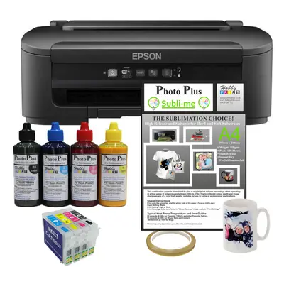 Sublimation Printer Bundle - WF-2110W with Sublimation Accessory Kit.