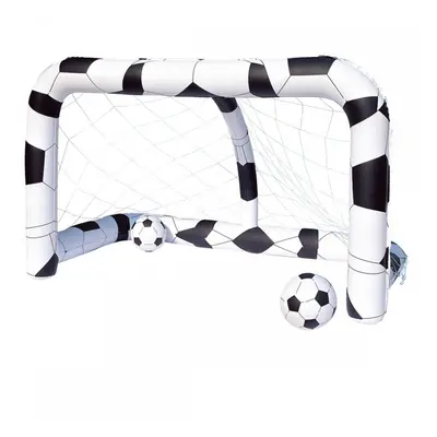 Bestway Inflatable Soccer/Football Net Includes Inflatable Footballs(36cm) & Repair Patch Ages Y