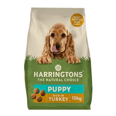 Harringtons Complete Dry Puppy Food Turkey & Rice 10kg - Made with All Natural Ingredients