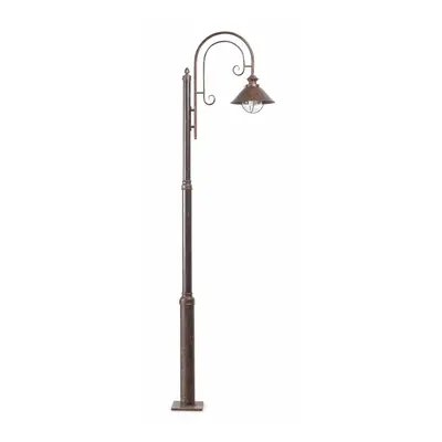 Faro Nautica - Light Lamp Post Rust Brown, E27