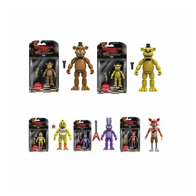 (5Pcs Set) Game Five Nights at Freddy's FNAF Joint Movable Detachable Figures Gift