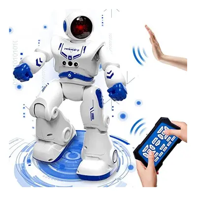 Kids Toys for Year Old Boy Girls Remote Control Robot Kits with RC Smart Gesture Sensing Educati