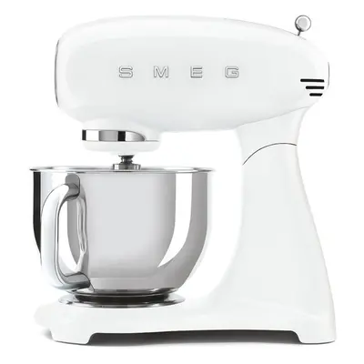 Smeg 50's Retro Style Stand Mixer White with Stainless Steel Bowl