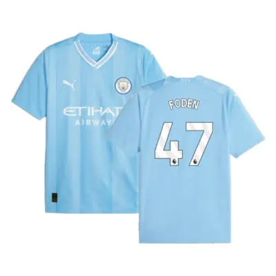 (S) Man City Home Shirt (FODEN 47)