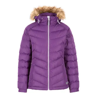 (8, Dark Wild Purple) Trespass Womens Padded Hooded Casual Jacket Nadina