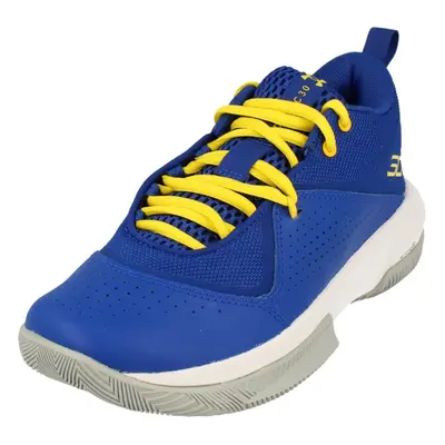 (4.5) Under Armour GS Sc 3Zero IV Basketball Trainers Sneakers Shoes