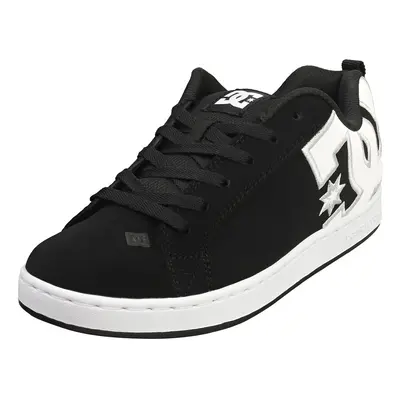 (6.5) DC Shoes Court Graffik Womens Skate Trainers in Black White