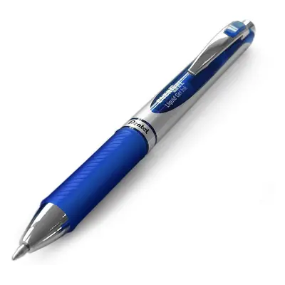 Pentel EnerGel XM BL77 - Retractable Liquid Gel Ink Pen - 0.7mm - 54% Recycled - Blue - Box of