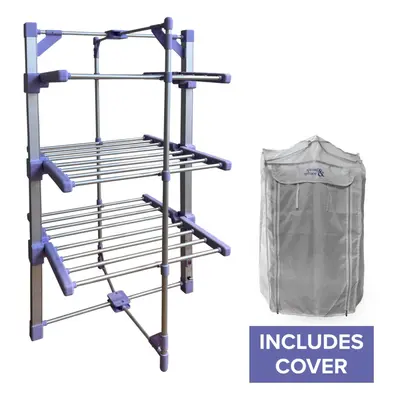 Spring & Spruce Speedi Dry - Compact 3-Tier Heated Airer