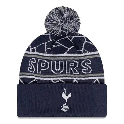 New Era Spurs Sport Navy Bobble Knit Beanie Hat