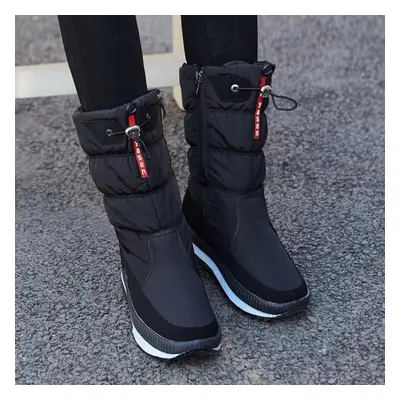 (black, 5.5) Women Snow Boots