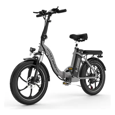 (Grey) Hitway BK6SL Folding Electric Bike 250W E-bike