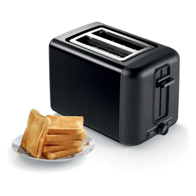 (Single, Black) DesignLine Toaster, Stainless Steel, W, Black