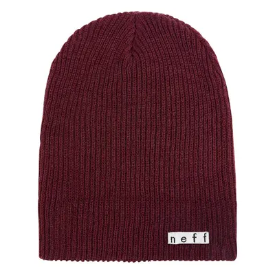 NEFF mens Daily Beanie Warm Slouchy Soft Headwear Beanie Hat Maroon One Size US