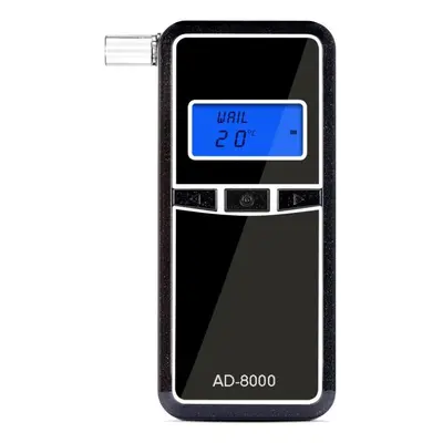 Professional Alcohol Tester Detector Portable Digital Breath Breathalyzers With Mouthpieces