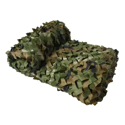 (green,brown, 4m x 4m) Summer Outdoor Hunting Military Camouflage Net Woodland Army Training Cam