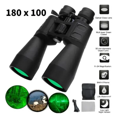 Binoculars Zoom Day And Night Vision Magnification Binocular For Outdoor Travel Hunt Telescope W