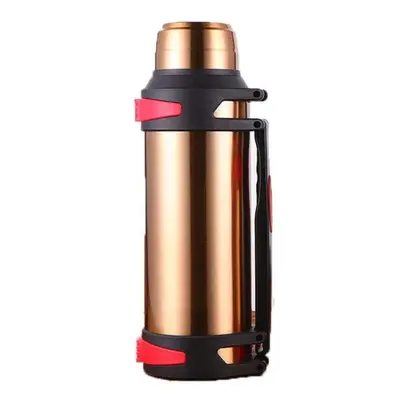 (gold, 2500ml) 1200-3000ml Large Thermos Bottle Vacuum Flasks Stainless Steel Insulated Water Th