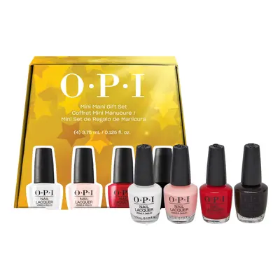 Holiday Mini Nail Lacquer Gift Set - Limited Edition Nail Polish, Bubble Bath, Alpine Snow, Big 