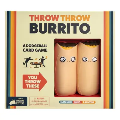 Throw Throw Burrito Card Game by Exploding Kittens - A Dodgeball Card Game - Fun Family Card Gam