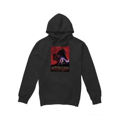 (L, Black) Star Wars Mens Return Of The Jedi Block Hoodie