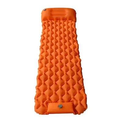 (orange, 190x56x5.5cm) Outdoor Tpu Foot Pedal Inflatable Cushion Camping Inflatable Sleeping Mat