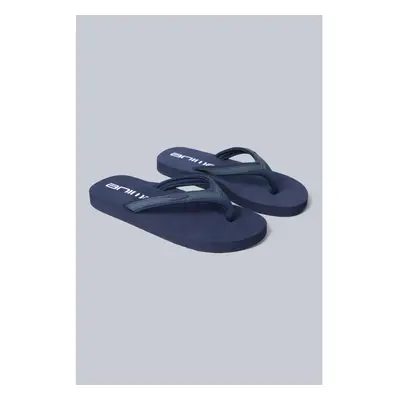 (4 UK, Navy) Animal Womens/Ladies Swish Recycled Flip Flops