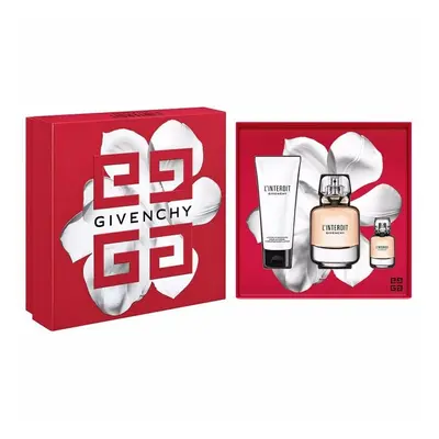 Givenchy L'Interdit Gift Set 80ml EDP + 75ml Shower Gel + 75ml Body Lotion