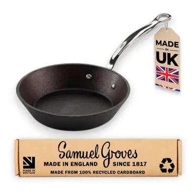 (20cm Skillet Frying Pan) Britannia Cookware Range Frying Pan Skillet Cast Iron by Samuel Groves