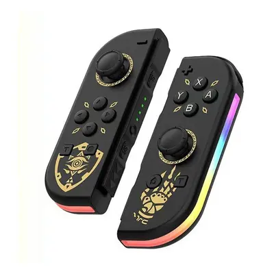 (Black) Wireless Controller For Nintendo Switch, OLED, Lite Gamepad Joystick (L/R) With RGB Righ