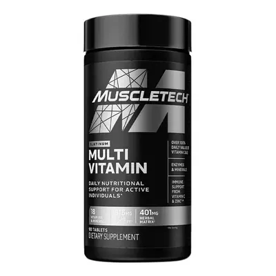 Muscletech Platinum Multivitamin For Immune Support Vitamins & Minerals, Daily Workout Supplemen