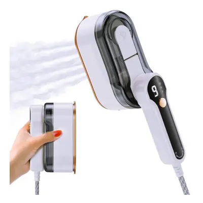 Travel Iron Portable Clothes Steamer - Upgraded in Steam Handheld Clothing Wrinkles Remover for 