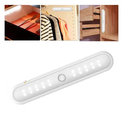 Battery Powered Wireless LED Human Infrared Induction Magnetic Cabinet Light for Closet Stair