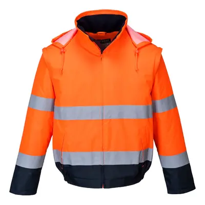 (Orange/Navy, M) Portwest Essential 2-in-1 Jacket