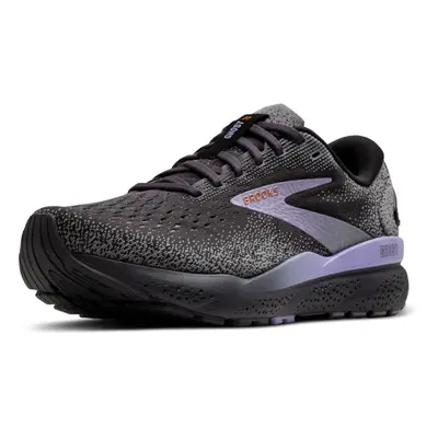 Brooks Womens Ghost Neutral Running Shoe - Ebony/Lavender/Copper - 5.5 Medium