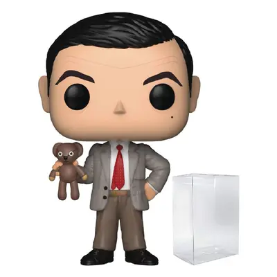 Funko Pop! Movies: Mr. Bean - Mr. Bean Vinyl Figure Includes Compatible Pop Box Protector Case