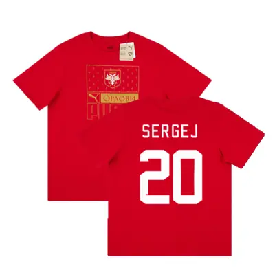 (M) Serbia Ftbl Core Tee (Red) (SERGEJ 20)