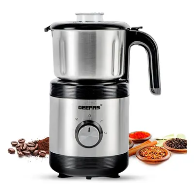 Coffee Grinder Food Processor 450W Electric Wet and Dry Grinder Coffee Grinder Stainless Steel J