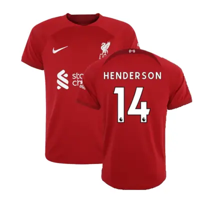 (XS) Liverpool Home Shirt (HENDERSON 14)