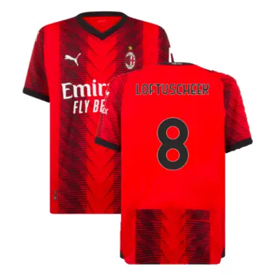 (S) AC Milan Home Authentic Shirt (Loftus Cheek 8)