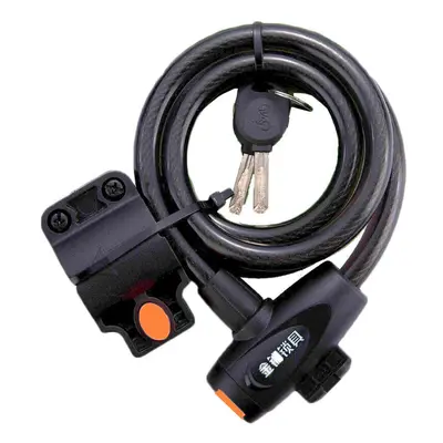 Bike Locks Anti-theft Cable Lock Wire Rope 2Key 12*1200mm MTB BMX Mountain Road Bike All-round A