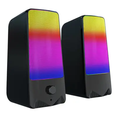 Bluetooth RGB Gaming Speaker 6D Surround Stereo Bass Subwoofer Computer Desktop Speaker