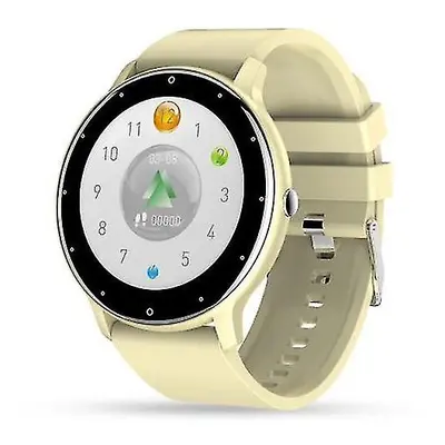 (Gold) Smt Smart Watch For Women Men 2023, Ip67 Waterproof Newest Full Touch Screen Bluetooth Fi