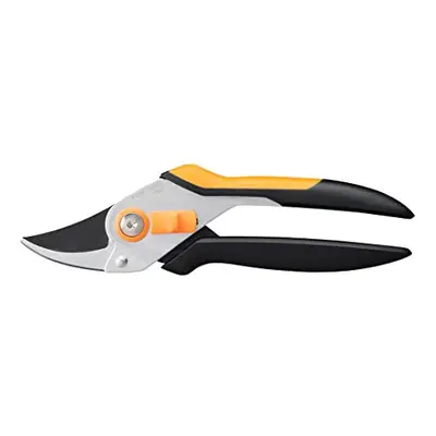 Bypass Secateurs for Fresh Branches and Branches, Non-Stick, Steel Blades/Steel Handles, Black/O