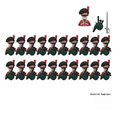 (20pcs24) Children's Toys Napoleon War Action Figure Military Building Blocks British French Spa