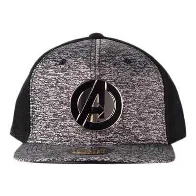 Marvel Avengers Metal Logo Snapback Cap