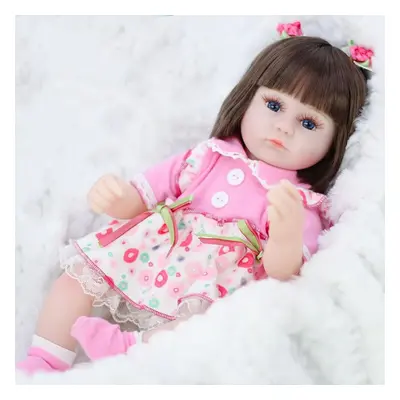 (as the picture) Npk Simulation Doll 42cm Reborn Doll Bath Doll Full Body Vinyl Baby Doll Childr