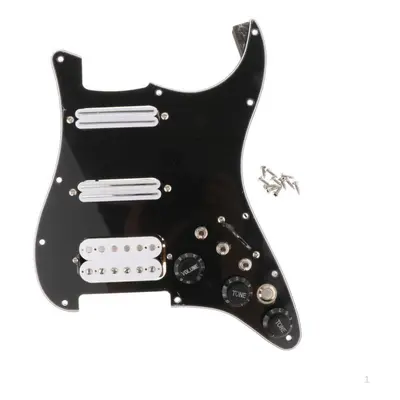 (black) Hole Ssh Loaded Prewired Pickguard Pickups For Standard ,modern Guitar Spare Part